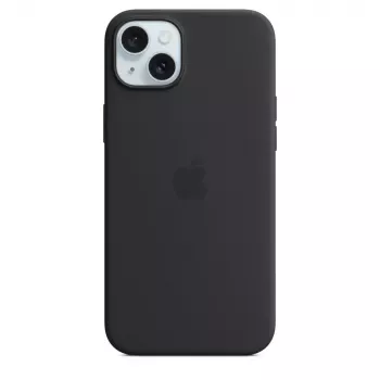 Apple funda de silicona con MagSafe iPhone 15 Plus negro