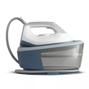 Centro de planchado Philips PSG2000/20, 2400 W, 6 bar, depósito de 1,4 l, 110 g/min de vapor continuo, 300 g/min de golpe de vapor, suela cerámica