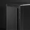 Chieftec BS-20B-OP caja de PC Mini Tower, microATX/Mini-ITX, sin fuente de alimentación, 2x 3,5″, 2x 2,5″, 1x 5,25″ bahía, GPU máx. 270 mm, USB-C, ventilador de 90 mm, negra