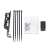 Chieftec BS-20B-OP caja de PC Mini Tower, microATX/Mini-ITX, sin fuente de alimentación, 2x 3,5″, 2x 2,5″, 1x 5,25″ bahía, GPU máx. 270 mm, USB-C, ventilador de 90 mm, negra