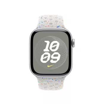 APPLE Correa deportiva Nike 40 mm en Pure Platinum - M/L