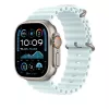 APPLE Extensión de correa Ocean 49mm Ice azul - acabado titanio natural