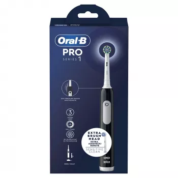 Oral-B Pro Series 1 Cepillo de dientes oscilante para adultos negro, blanco