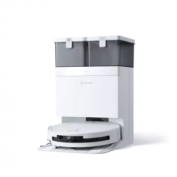 Robot aspirador Ecovacs Deebot T50 Pro Omni — 185 min. de autonomía, batería de 6400 mAh, capacidad de polvo de la base de 3 L, navegación D-ToF Lidar, fregado en húmedo, capacidad de ascenso de 9 mm