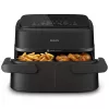 Philips 1000 series NA150/00 Freidora doble 7 l de pie 2450 W freidora de aire negro