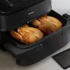 Philips 1000 series NA150/00 Freidora doble 7 l de pie 2450 W freidora de aire negro