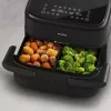 Philips 1000 series NA150/00 Freidora doble 7 l de pie 2450 W freidora de aire negro
