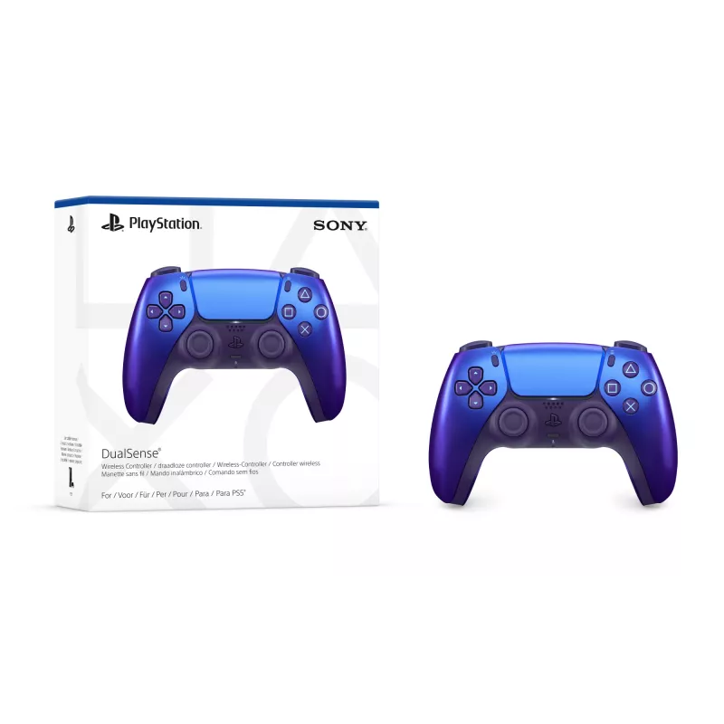 Mando Sony Indigo Bluetooth/USB para PlayStation 5 — inalámbrico y con cable, USB-C, altavoz, salida de auriculares