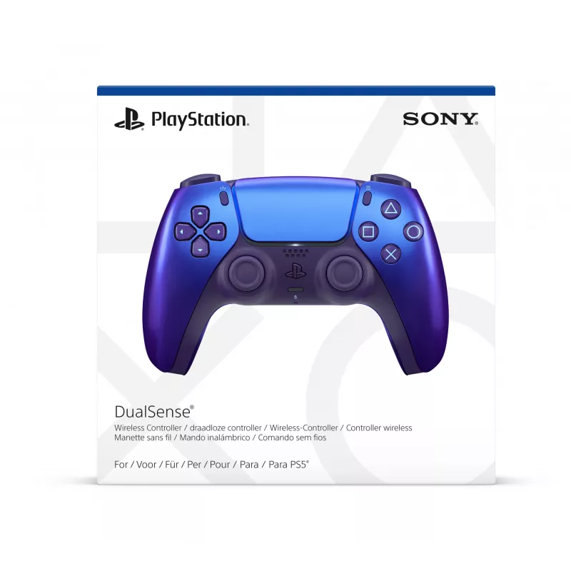 Mando Sony Indigo Bluetooth/USB para PlayStation 5 — inalámbrico y con cable, USB-C, altavoz, salida de auriculares