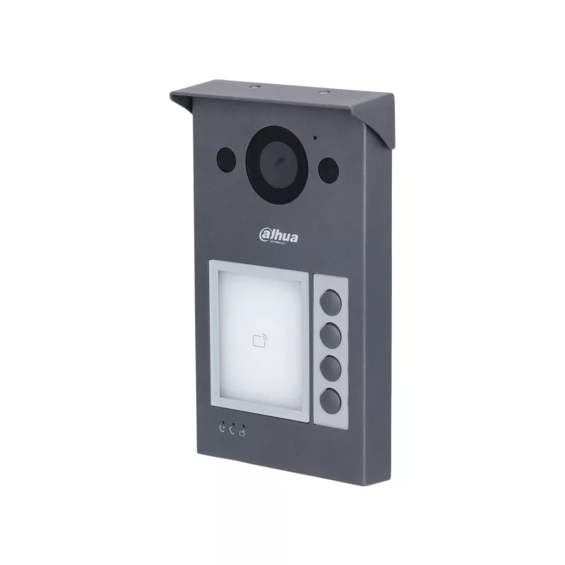 Portero automático con vídeo DAHUA VTO3311Q-WP 2 MP, H.264/H.265, IP65, IK08, Fast Ethernet, CMOS 720p/1080p, LED IR