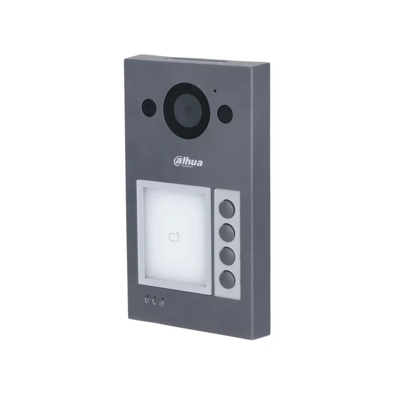 Portero automático con vídeo DAHUA VTO3311Q-WP 2 MP, H.264/H.265, IP65, IK08, Fast Ethernet, CMOS 720p/1080p, LED IR