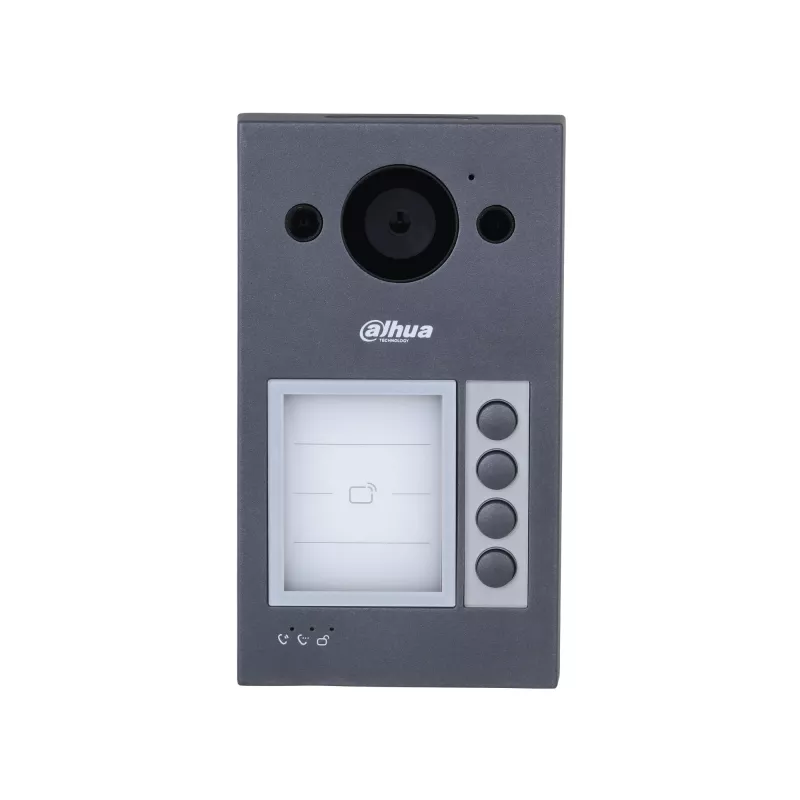 Portero automático con vídeo DAHUA VTO3311Q-WP 2 MP, H.264/H.265, IP65, IK08, Fast Ethernet, CMOS 720p/1080p, LED IR