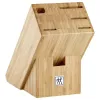 Bloque de cuchillos de ranura ZWILLING Gourmet bambú
