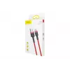 Cable de carga rápida trenzado Cafule BASEUS – USB Type-A a Type-C 2 A – 2 m – rojo (nailon)