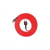 Cable de carga rápida trenzado Cafule BASEUS – USB Type-A a Type-C 2 A – 2 m – rojo (nailon)