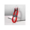 Cable de carga rápida trenzado Cafule BASEUS – USB Type-A a Type-C 2 A – 2 m – rojo (nailon)