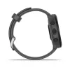 Smartwatch GARMIN Forerunner 55, caja redonda de 42 mm, gris, correa de silicona, GPS/GLONASS/Galileo, resistencia al agua 5 ATM