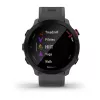 Smartwatch GARMIN Forerunner 55, caja redonda de 42 mm, gris, correa de silicona, GPS/GLONASS/Galileo, resistencia al agua 5 ATM