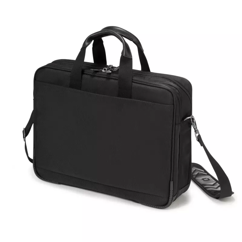 DICOTA Top Traveller Pro - Funda para portátil de 12-14,1 pulgadas - negra / poliéster RPET 1680d