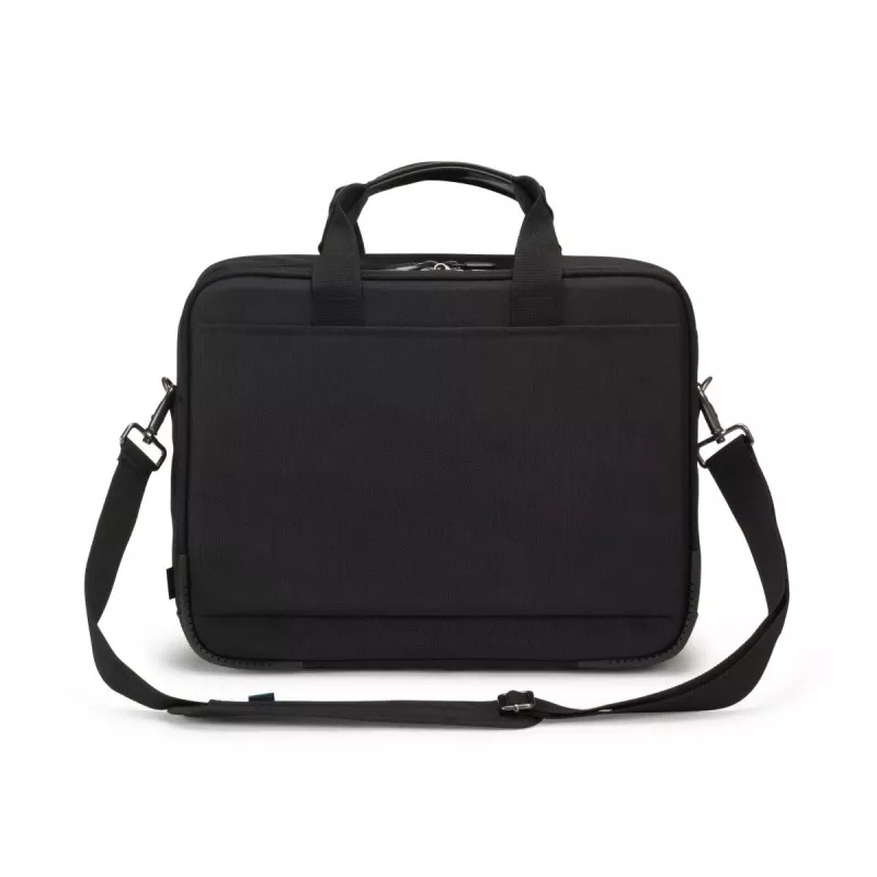 DICOTA Top Traveller Pro - Funda para portátil de 12-14,1 pulgadas - negra / poliéster RPET 1680d