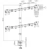 Soporte para monitor Manhattan 461566