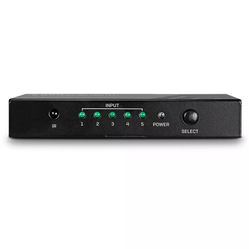 Lindy 38233 conmutador HDMI 2.0 18G de 5 puertos, 5x HDMI, de sobremesa