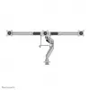 Brazo para monitor Neomounts NM-D775DX3SILVER 17-27 pulgadas - pistón de gas - Topfix - tope de 180°