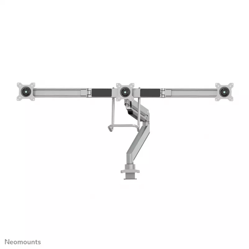 Brazo para monitor Neomounts NM-D775DX3SILVER 17-27 pulgadas - pistón de gas - Topfix - tope de 180°