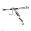 Brazo para monitor Neomounts NM-D775DX3SILVER 17-27 pulgadas - pistón de gas - Topfix - tope de 180°