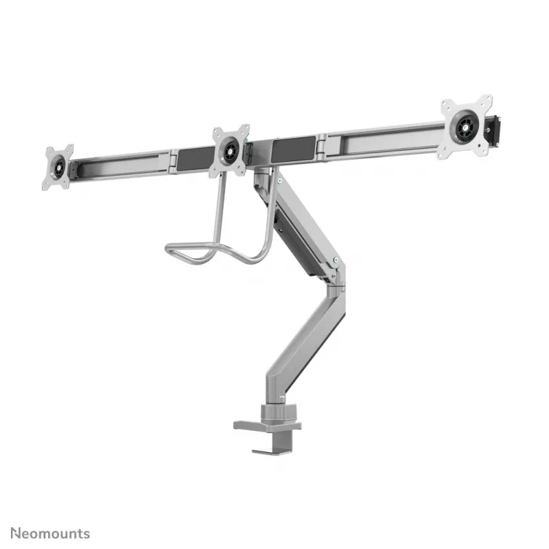 Brazo para monitor Neomounts NM-D775DX3SILVER 17-27 pulgadas - pistón de gas - Topfix - tope de 180°