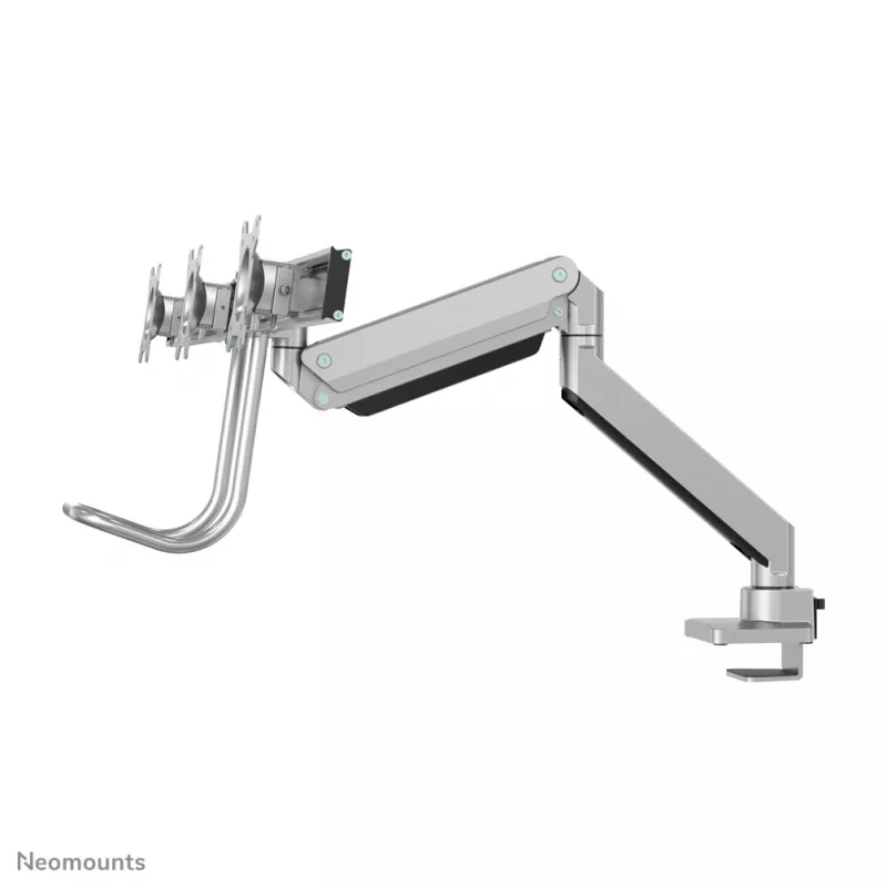 Brazo para monitor Neomounts NM-D775DX3SILVER 17-27 pulgadas - pistón de gas - Topfix - tope de 180°