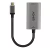 Convertidor USB Type-C a HDMI 8K60 Lindy, 0,11 m, USB Type-C, HDMI, conector macho, conector hembra, recto