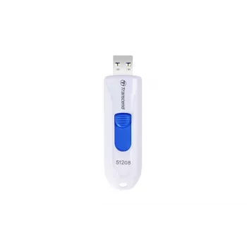 TRANSCEND JetFlash 790w - Memoria USB de 512 GB - USB 3.1 - blanca
