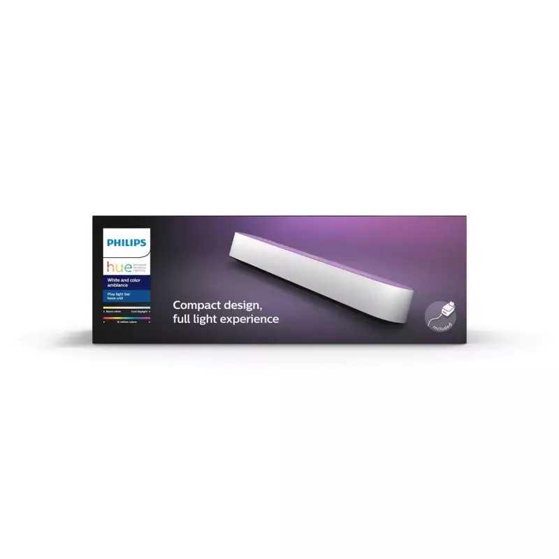 Lámpara de mesa inteligente Philips Hue White and Colour Ambience Play Lightbar
