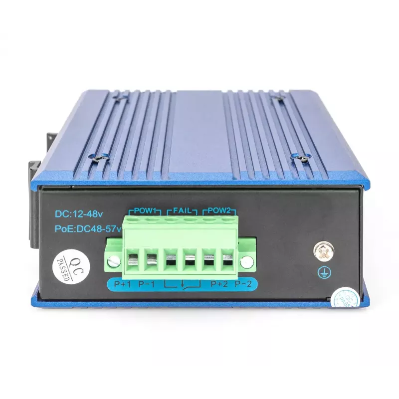 Digitus DN-651118 switch Gigabit industrial de 5 puertos, no gestionable, carril DIN