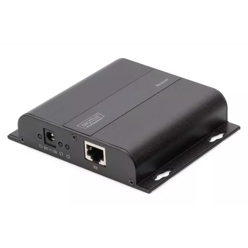 Extensor HDMI DIGITUS 4K over IP, unidad receptora por cable de red (CAT 5/5e/6/7), 4K2K/30Hz, negro
