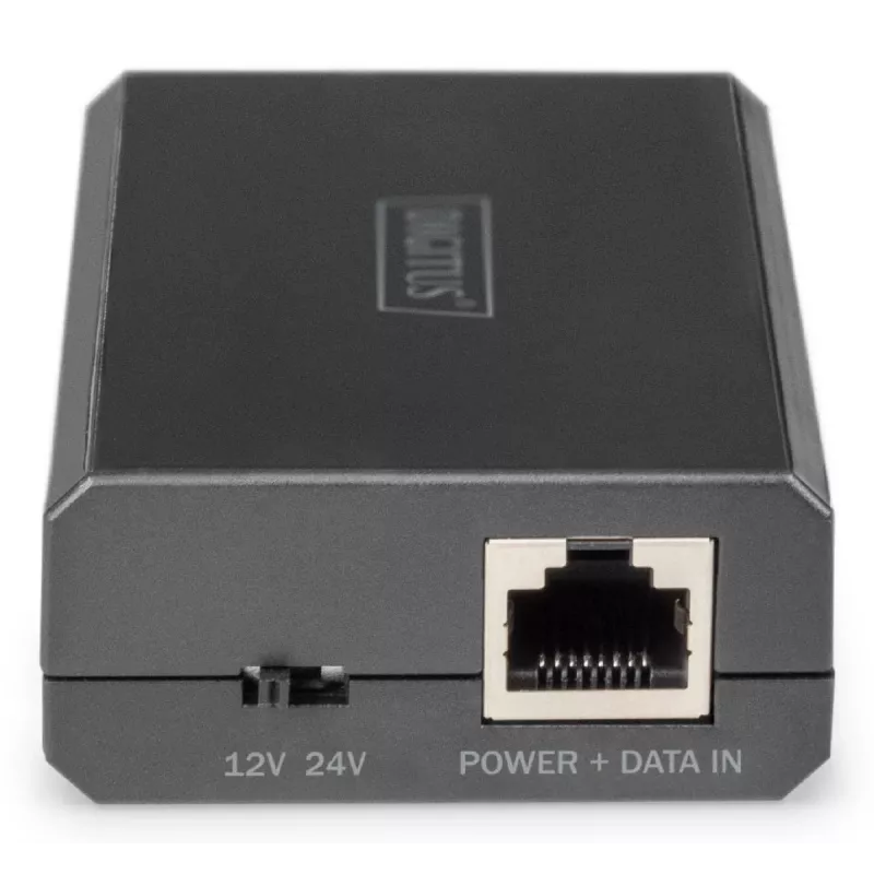DIGITUS DN-95211 splitter PoE Gigabit Ethernet, 802.3af/at/bt, 51 W, 10/100/1000 Mbps, negro