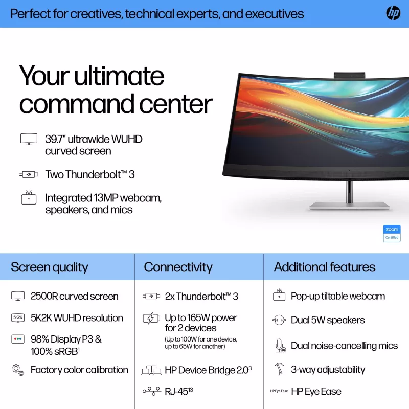 Monitor de conferencia HP Series 7 Pro 39,7