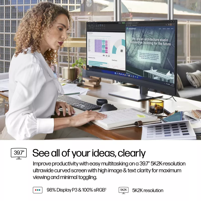 Monitor de conferencia HP Series 7 Pro 39,7