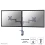 Neomounts FPMA-D1330DSILVER soporte de escritorio full-motion para 2 monitores, 10-27 pulgadas (25,4-69 cm), abrazadera/pasacables, máx. 18 kg, plateado