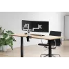 Neomounts FPMA-D1330DSILVER soporte de escritorio full-motion para 2 monitores, 10-27 pulgadas (25,4-69 cm), abrazadera/pasacables, máx. 18 kg, plateado