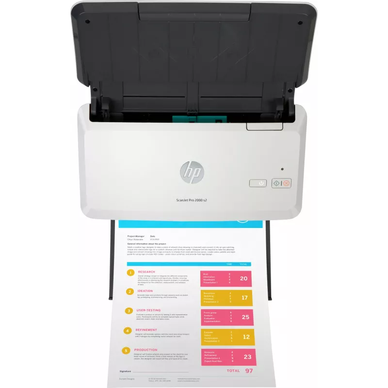 Escáner con alimentador HP Scanjet Pro 2000 s2