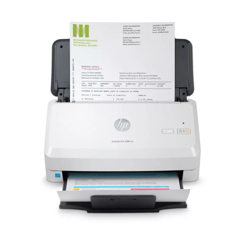 Escáner con alimentador HP Scanjet Pro 2000 s2