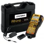 DYMO RHINO 5200 impresora de etiquetas industrial | kit de rotuladora con maletín | teclas rápidas que ahorran tiempo, impresión rápida, rotuladora duradera para obras y tareas de rotulación exigentes (enchufe EU Type-C)