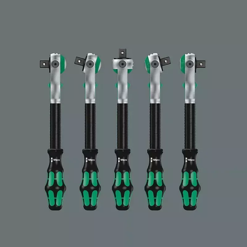 Wera 8100 SA 9 Zyklop Speed juego de carracas, 1/4 pulgada, medidas en pulgadas (28 uds.)