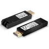 Emisor y receptor AV Lindy 300m extensor HDMI 4K30 por fibra óptica