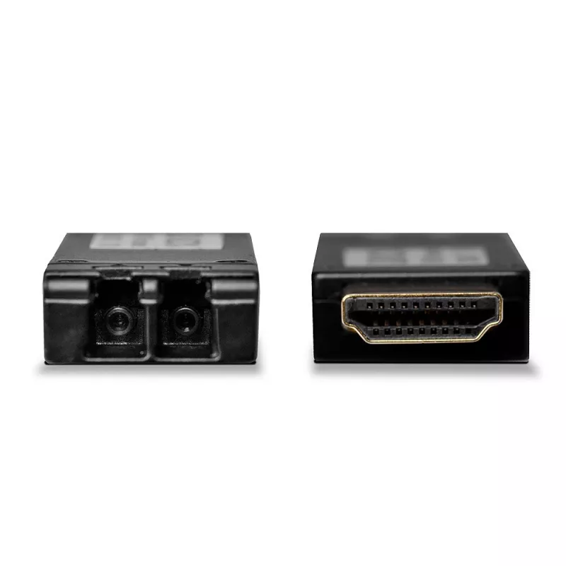 Emisor y receptor AV Lindy 300m extensor HDMI 4K30 por fibra óptica