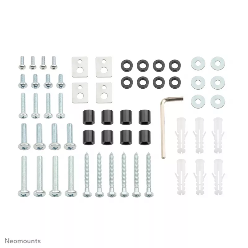 Neomounts PLASMA-W200 soporte de pared inclinable para TV, 37-85 pulgadas (94-216 cm), máx. 100 kg, VESA 200x200-865x480 mm, inclinación 30°, acero, plateado
