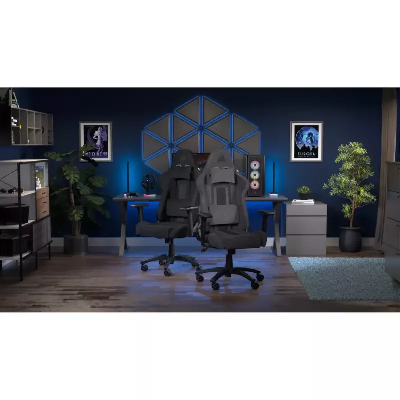 Silla gaming con asiento acolchado Corsair TC100