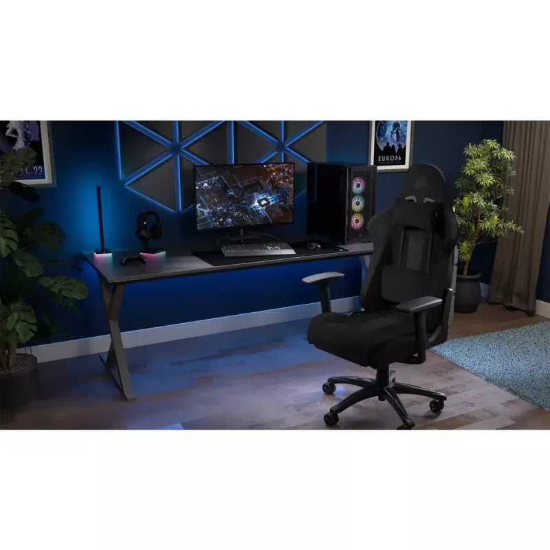 Silla gaming con asiento acolchado Corsair TC100